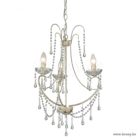 Linea Verdace GEVE ROMANCE 3XE14 D50 CREME/ZILVER