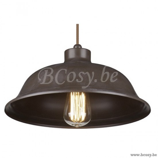 Linea Verdace GEVE RETRO CLASSIC PEND BROWN IRON D33.5XH18 1X60W E27