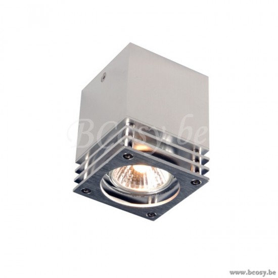 Linea Verdace GEVE OPBOUW SPOT TRIO SQUARE ALU GU10 50W INC