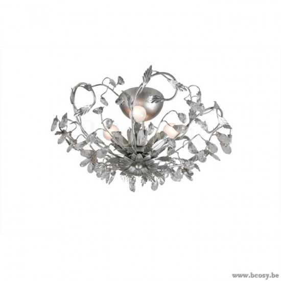 Linea Verdace GEVE PLAF.MICHELANGELO 4XE14 SILVER BRUSHED