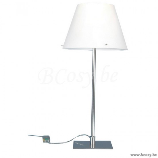 Linea Verdace LV 70008_NM Virgin Tafellamp 1 Nikkel Mat Hal 1x75WE27