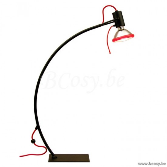Linea Verdace LV 70032_Z Bureellamp Parrot 1 lamp PAR30 Zwart+Touch