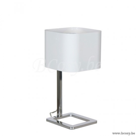 Linea Verdace Quadro LV 70251/CH/W Éclairage Armatures Luminaires D'intérieur Pieds De Lampe Avec Abat Jour Lampes De Table