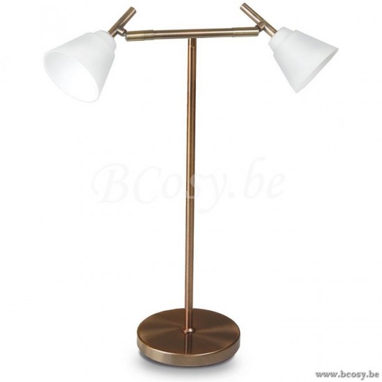 Linea Verdace LV 71011_B Tafellamp Orlando 2x20W Brons