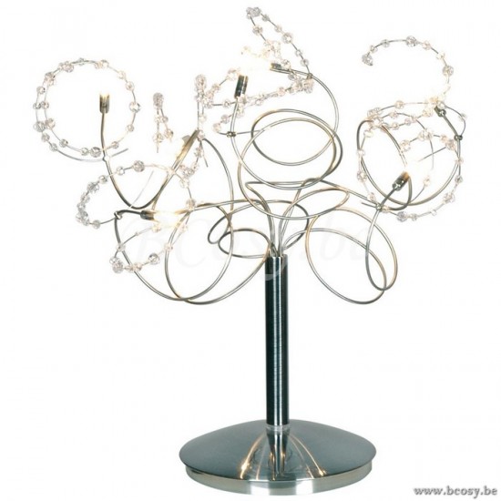 Linea Verdace Bead LV 71109/NM Lampenfusse Mit Schirmen Tischlampen Tischleuchten Innenleuchten