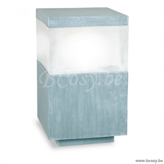 Linea Verdace GEVE Q BIS IMIT.BLAUWE STEEN E27 25X25X42