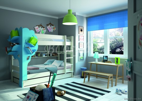 MathyByBols Mathy By Bols Kinderkamer Jeugdkamers Meubelen voor tieners Lit enfant superposé dissociable pour chambre d'enfants Stapelbedden deelbaar Lits enfant superposés dissociables pour chambre d'enfants Kinderslaapkamer Tienerkamers Meubele