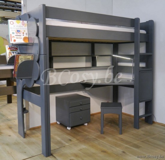 MathyByBols Mathy By Bols Dominique Kinderbed Verhoogd Bed 186 Deelbaar 90