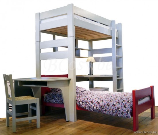MathyByBols Mathy By Bols Dominique Kinderbed Verhoogd Bed 209 Deelbaar 90