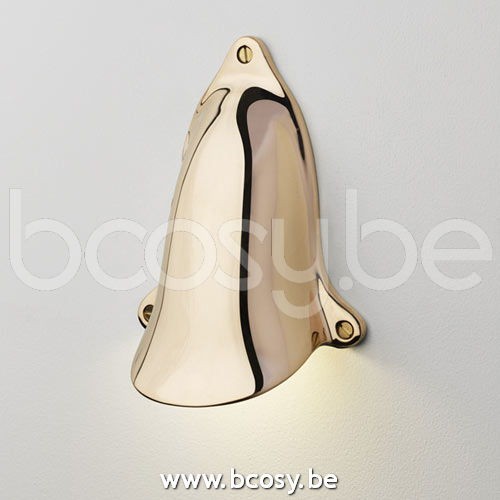 Tekna Nautic SHELL LIGHT-LED-gepolijst messing.