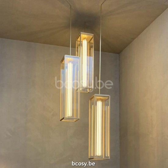 Tekna Nautic ILFORD PENDANT XL-satijnmessing helder glas.