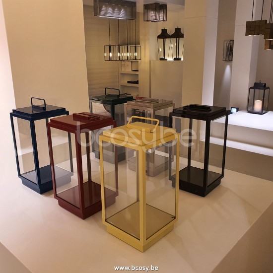 Tekna Nautic BLAKES TABLE LAMP-2700K laqué French Grey-verre clair.