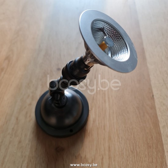 Tekna Nautic LILLEY SPOT ON BOX-LED-donker brons.