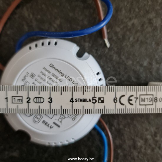 Tekna Nautic LILLEY SPOT ON BOX-LED-laiton nickelé brossé.