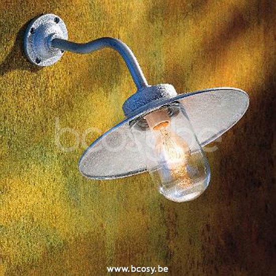 Tekna Nautic QUAY LIGHT 45°-gelakt zwart koper-helder glas.