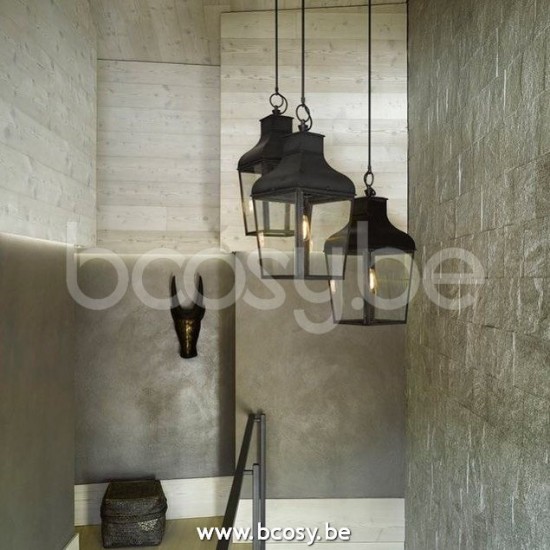 Tekna Nautic MONTROSE PENDANT-bronze foncé-verre clair.