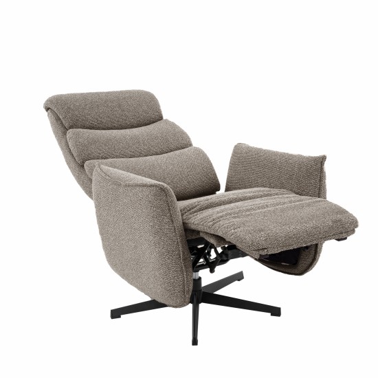 LABEL51 Fauteuil Goteborg - Mushroom - Royal Boucle - 2-Motorig.