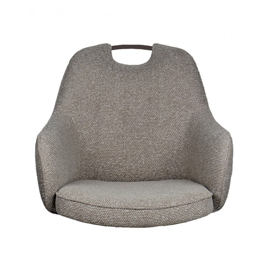 LABEL51 Eetkamerstoel Mix and Match Mushroom Royal Boucle One Size.