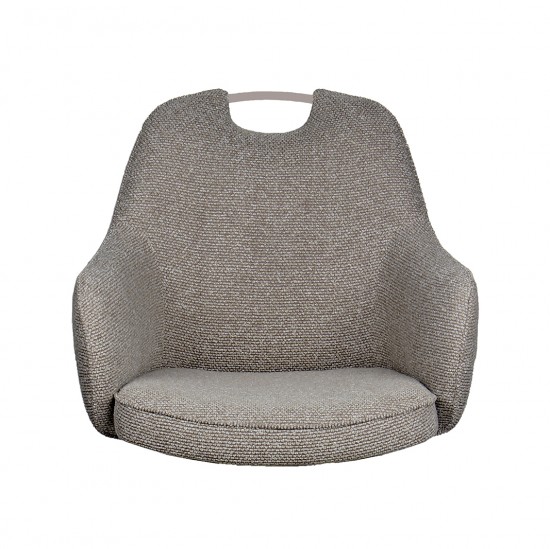 LABEL51 Eetkamerstoel Mix and Match Mushroom Royal Boucle One Size.