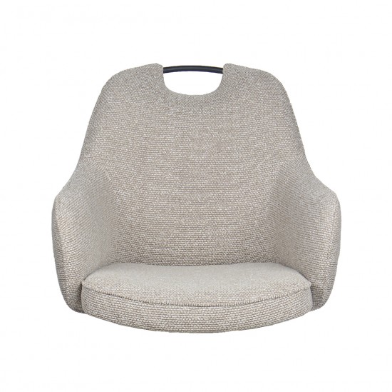 LABEL51 Eetkamerstoel Mix and Match Naturel Royal Boucle One Size.