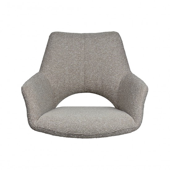 LABEL51 Eetkamerstoel Mix and Match Mushroom Royal Boucle One Size.