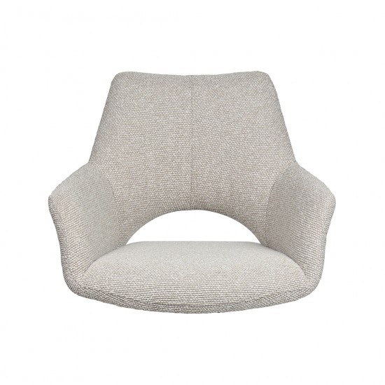 LABEL51 Eetkamerstoel Mix and Match Naturel Royal Boucle One Size.