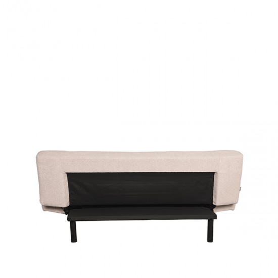 LABEL51 Canapé-lit | Pieds noirs King Naturel Boucle.