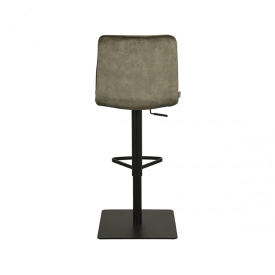 LABEL51 Tabouret de bar Juul Hunter Velours Gaslift.