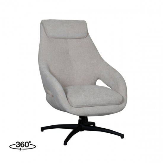 LABEL51 Fauteuil Maxwell - Naturel - Elite - One Size.