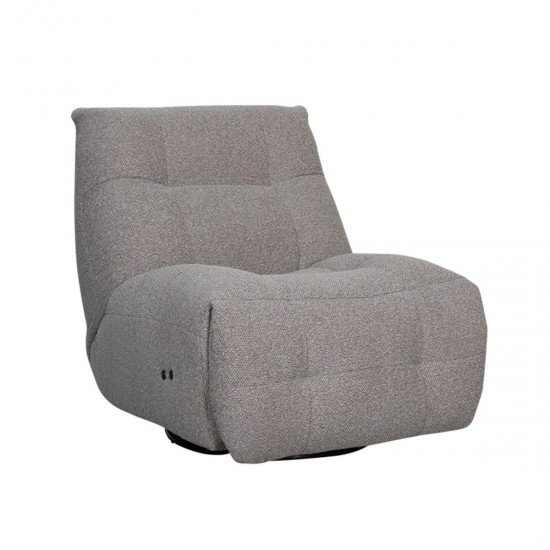LABEL51 Fauteuil Relax and Recharge - Mushroom - Royal Boucle - Met Accu.