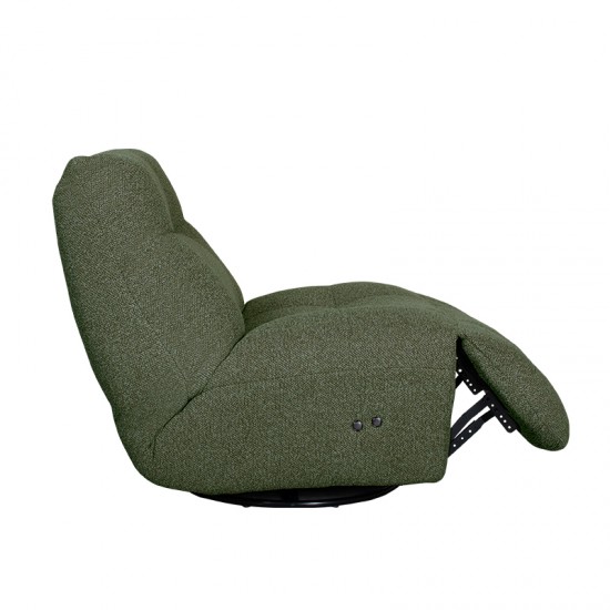 LABEL 51 Fauteuil Relax and Recharge Forest Royal Boucle Met Accu.