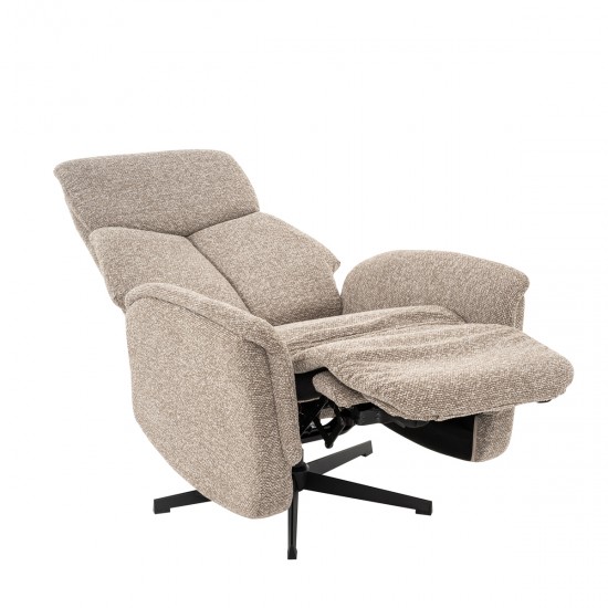 LABEL 51 Fauteuil Helsinki Mushroom Royal Boucle Manueel Verstelbaar.