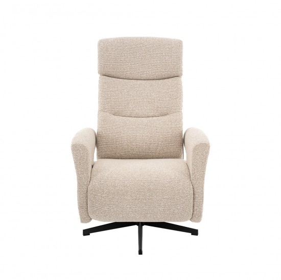 LABEL 51 Fauteuil Copenhagen Naturel Royal Boucle Manueel Verstelbaar.
