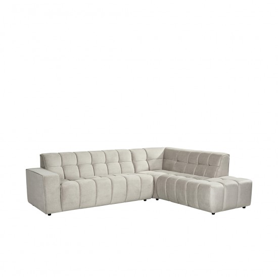 LABEL51 Hoekbank Valentino - Naturel - Cosmo - Rechts Voorstaand.