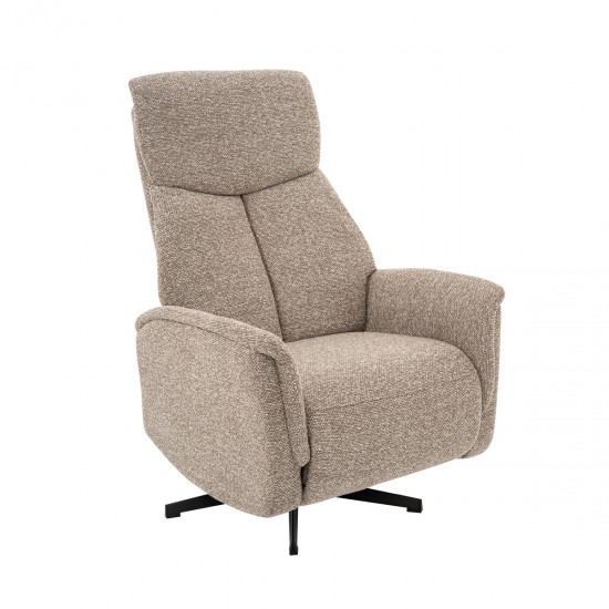 LABEL51 Fauteuil Aarhus - Mushroom - Royal Boucle - 2-Motorig.