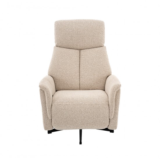 LABEL 51 Fauteuil Aarhus Naturel Royal Boucle 2-Motorig.