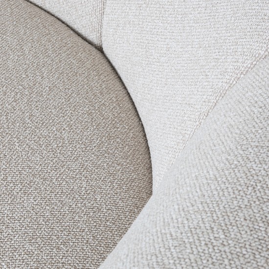 LABEL 51 Hoekbank Mauro Naturel Royal Boucle Rechts Voorstaand.