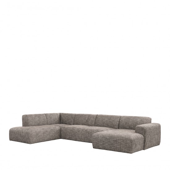 LABEL51 Bank Verona - Taupe - Silencio - Links Voorstaand.