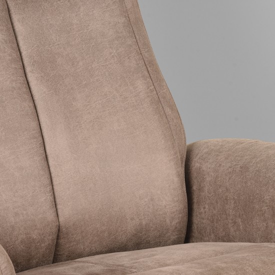 1 relaxfauteuil bergen 77x76x105 cm taupe micro suede detail v2