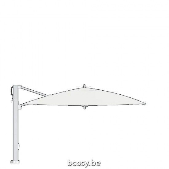 TUUCI vrijstaande zwevende aluminium parasols.