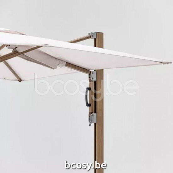 TUUCI vrijstaande zwevende aluminium parasols.