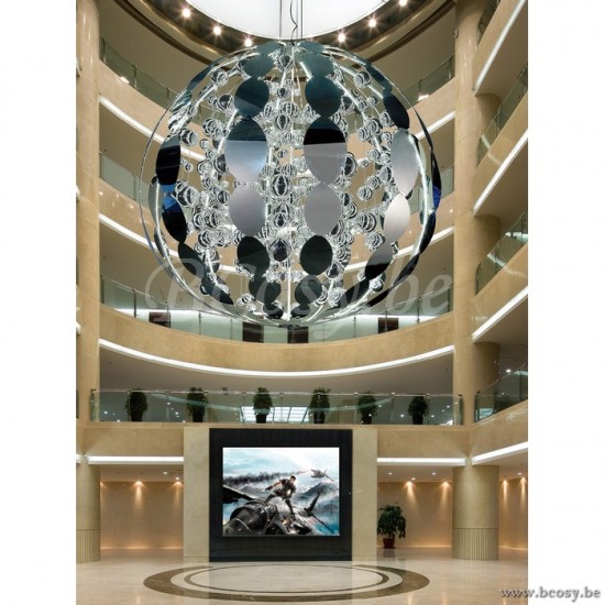 Linea Verdace UL 50410_200_CH Mystery Pendel Led Chrome D200