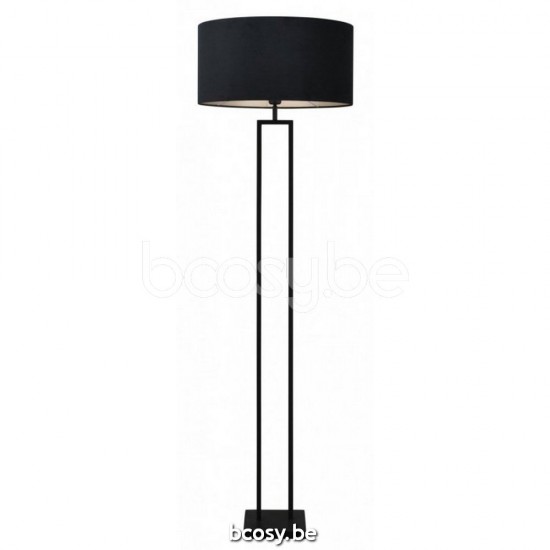 Marckdael vloerlamp Veneto Marckdael VENETO-FLOORLAMP-BLACK Contemporal zwart vloerlamp H 145cm VVD VDV Verlichting van Dijck Dyck Markdaal.