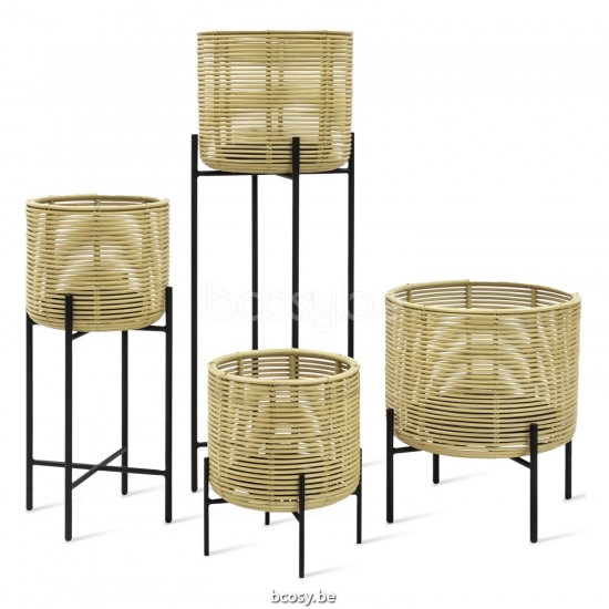 Vincent Sheppard Vivi bloempotten bloemvaas bloemvazen bloemenvaas bloemenvazen siervaas siervazen bloempotjes Zwart Stalen f