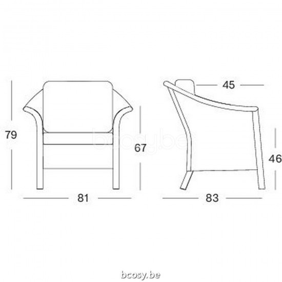 Vincent Sheppard Vincent Sheppard Victor Lounge Chair Clear Lloyd Loom.