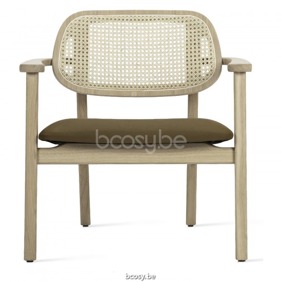 Vincent Sheppard Titus couches sofas armchairs Natural Varnish Oak frame Chestnut Vegan Leather.