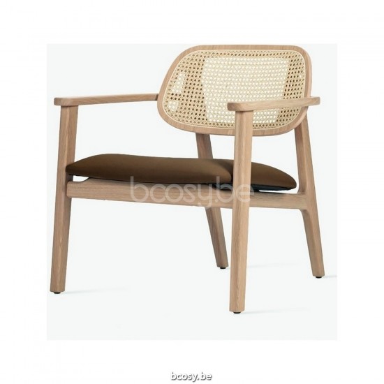 Vincent Sheppard Titus Lounge Stoel Natuur vernis Eiken frame.