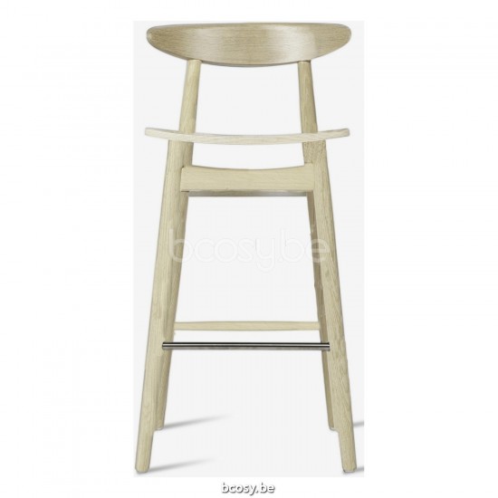 Vincent Sheppard Teo halfhoge barstoelen Natuur Eiken frame Natuur Eiken.