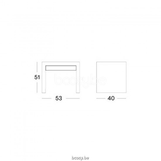 Vincent Sheppard Vincent Sheppard Pong Night Table Nacré Lloyd Loom.