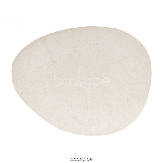 Vincent Sheppard Ari Rond Table basse large Cadre en Minéral Blanc lunaire dessus de table Minéral Blanc lunaire.